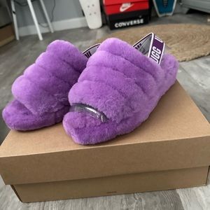 brand new purple slipper uggs